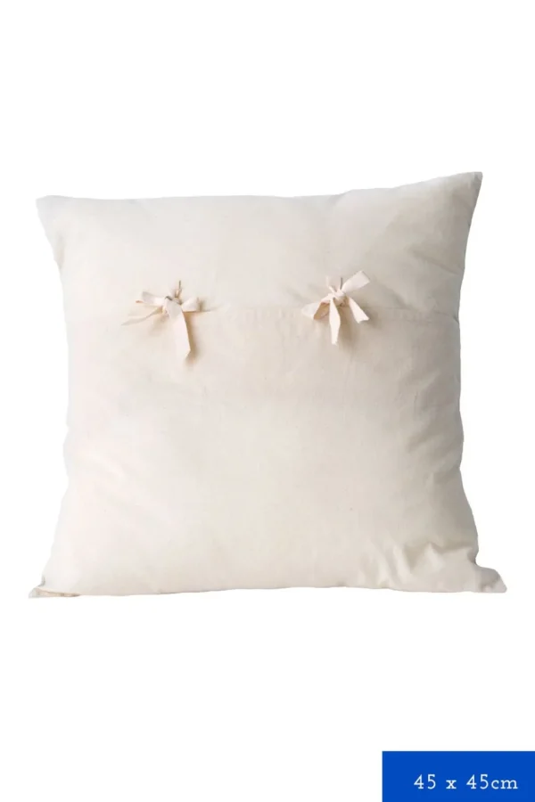 Alternating Leaf Cushion Cover *Organic Cotton