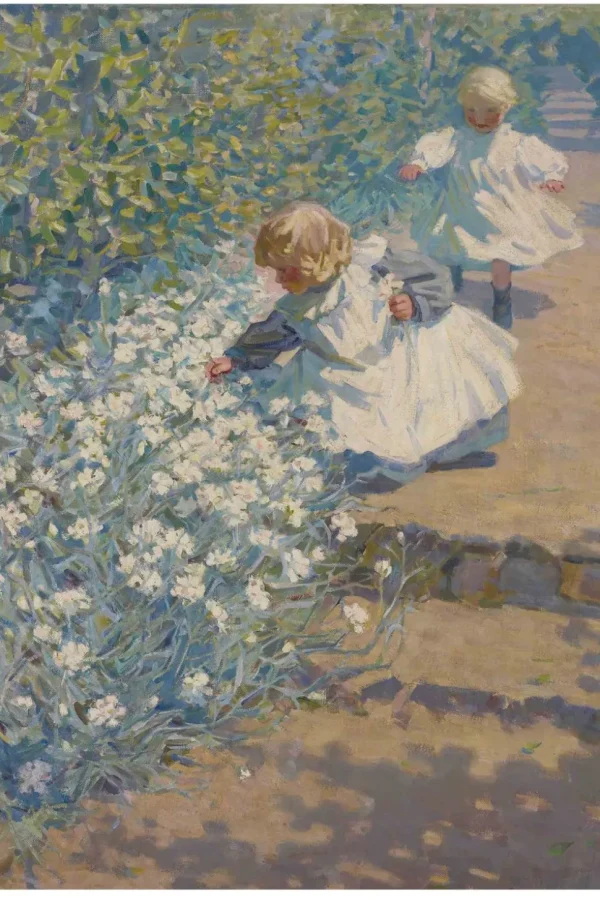 Art Print - Picking Flowers