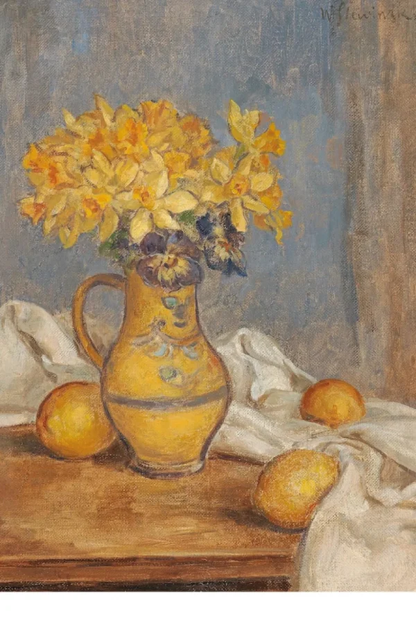 Art Print Daffodils Lemons