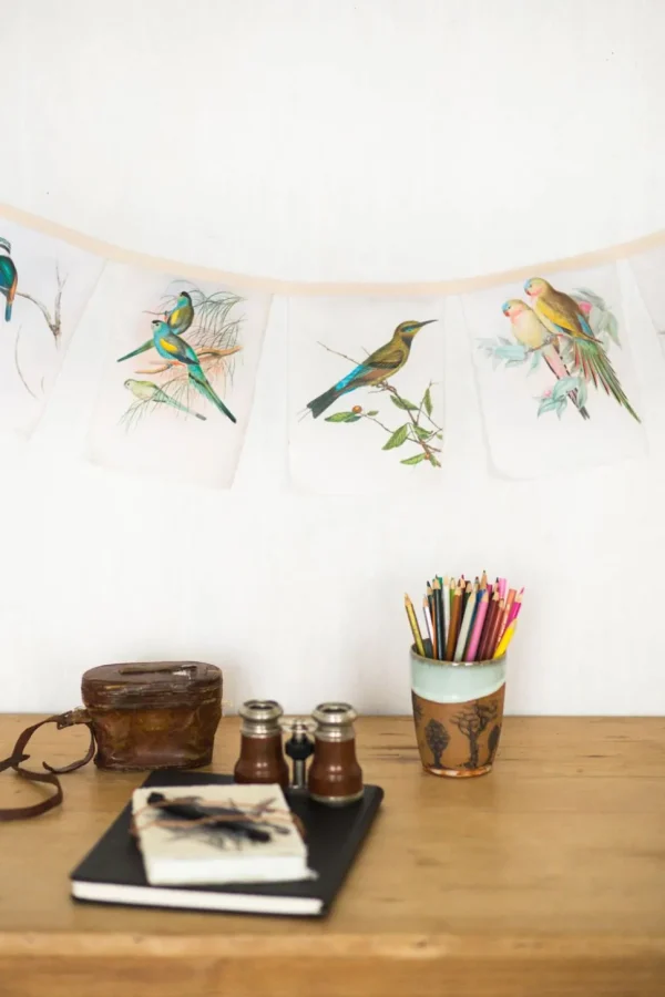 Australian Birds Garland *Organic Cotton