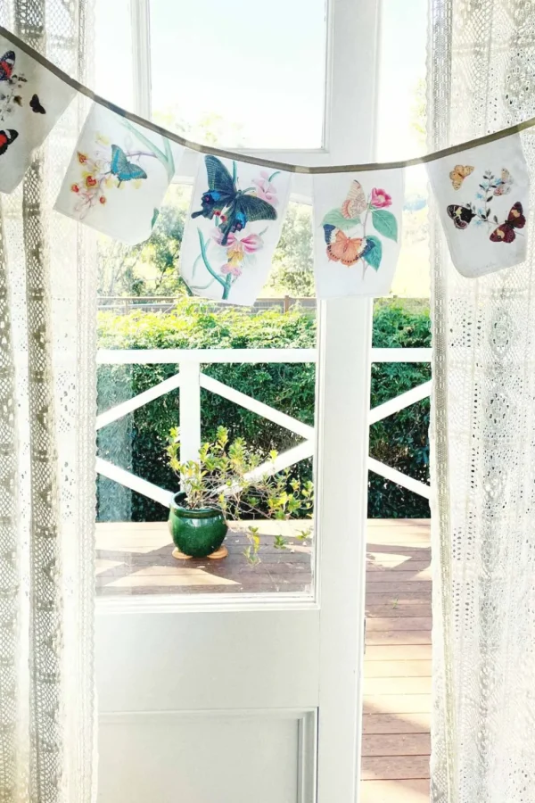 Butterflies Garland *Organic Cotton