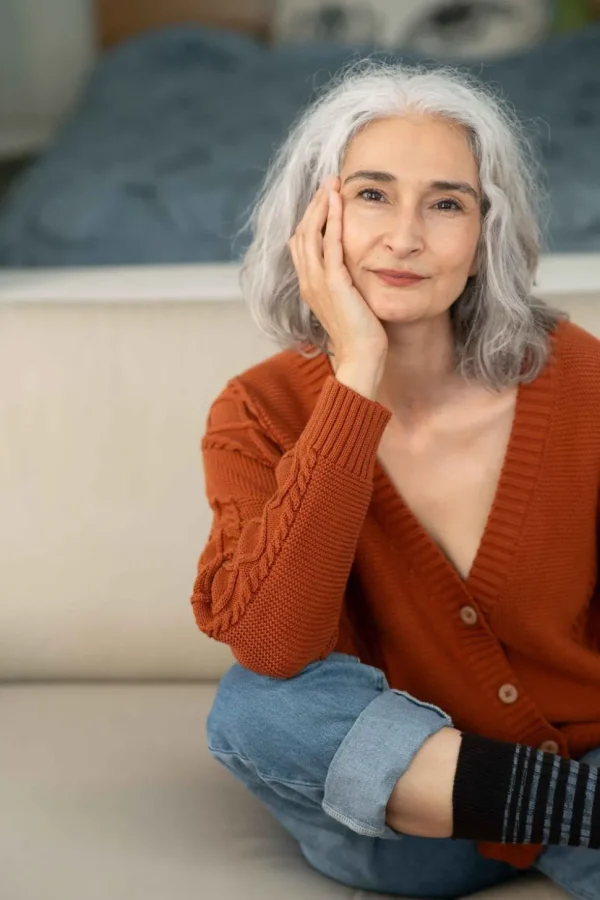 Charli Cardigan Rust