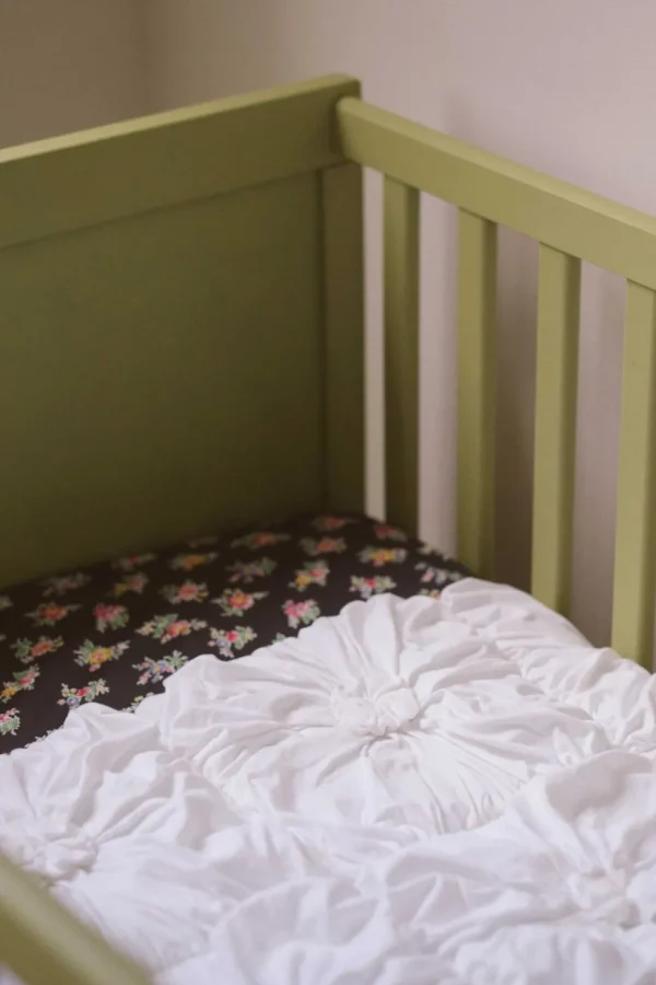 Cot Quilt Rosette White *Organic Cotton