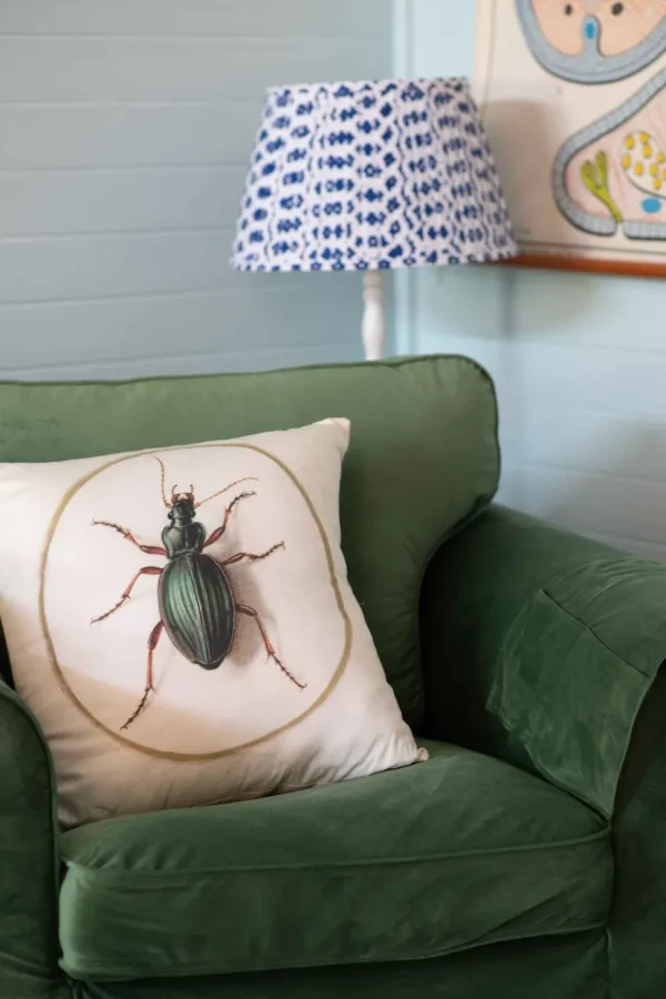Cushion Cover Golden Beetle
