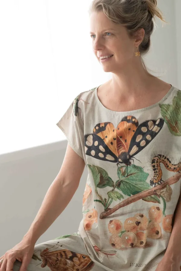 Eleanor Top In Insects Print