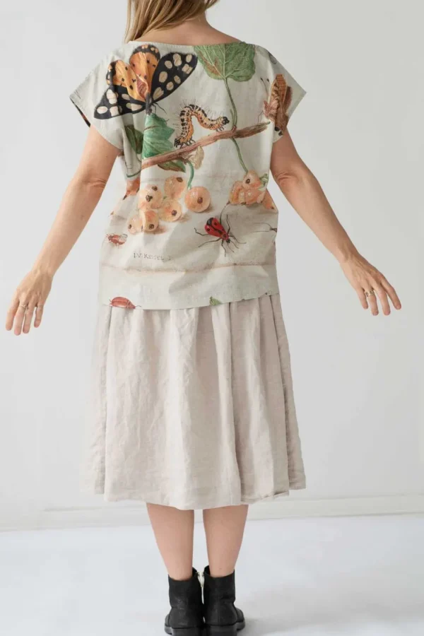 Eleanor Top In Insects Print