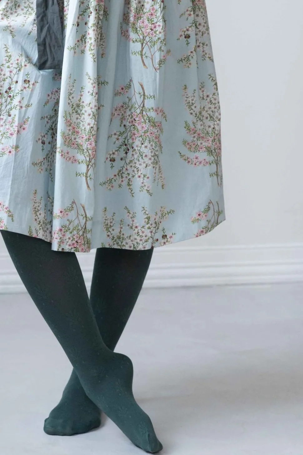 fleur_teal_cotton_tights_3.webp Fleur Teal Cotton Tights