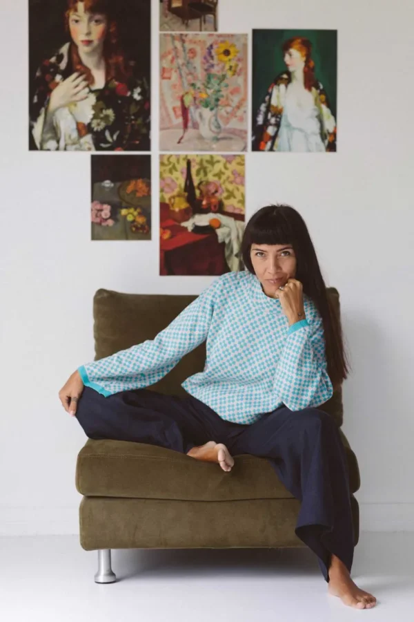 Freda Jumper In Checker *Organic Cotton