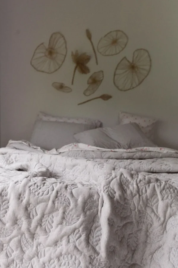 Garden Quilt In Grass/Grey *Organic Cotton