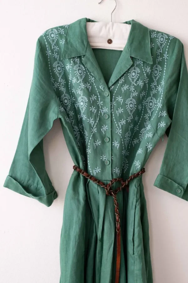 Gianna Dress Evergreen