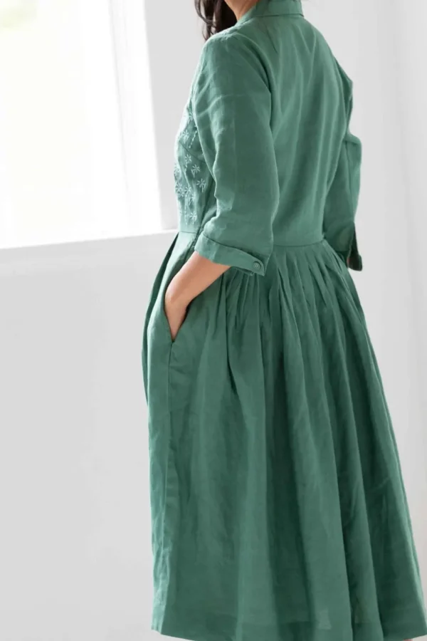 Gianna Dress Evergreen