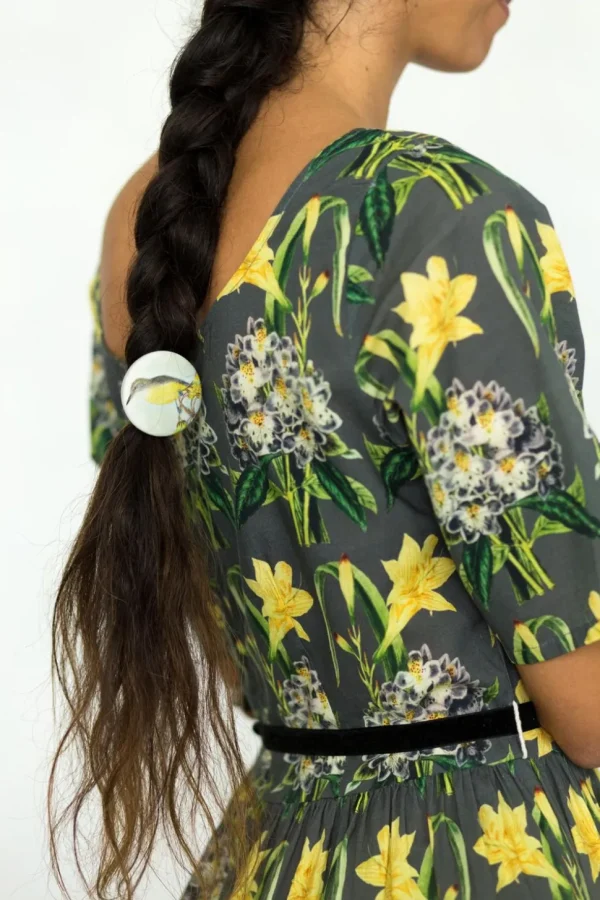 Hair Button In Robin