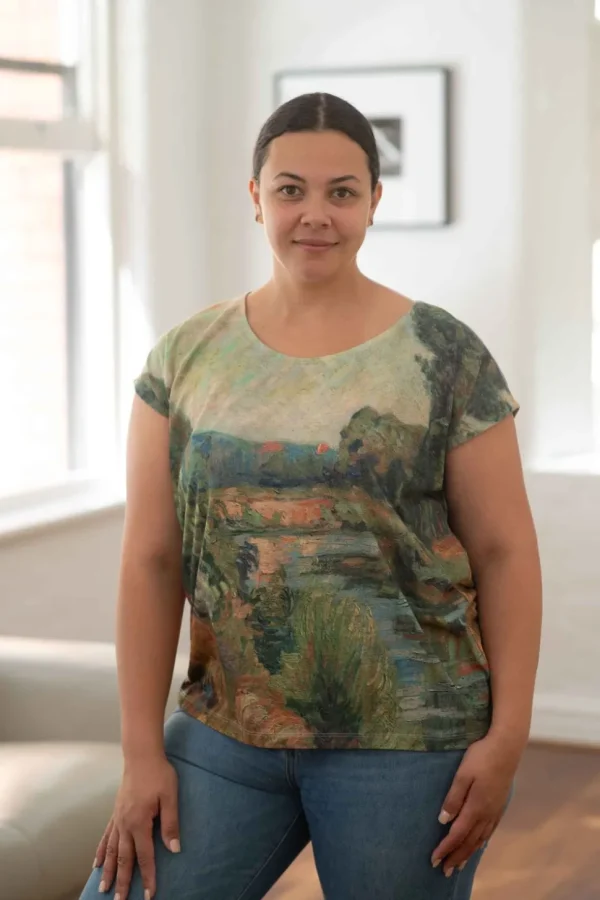 Leila Top Landscape *Organic Cotton