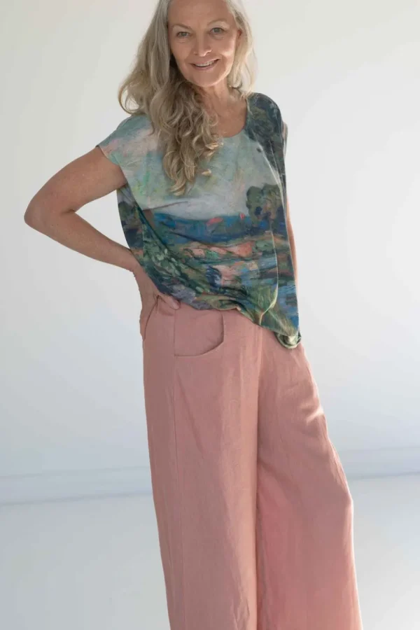 Leila Top Landscape *Organic Cotton