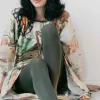 Luxe Green Wool Tights