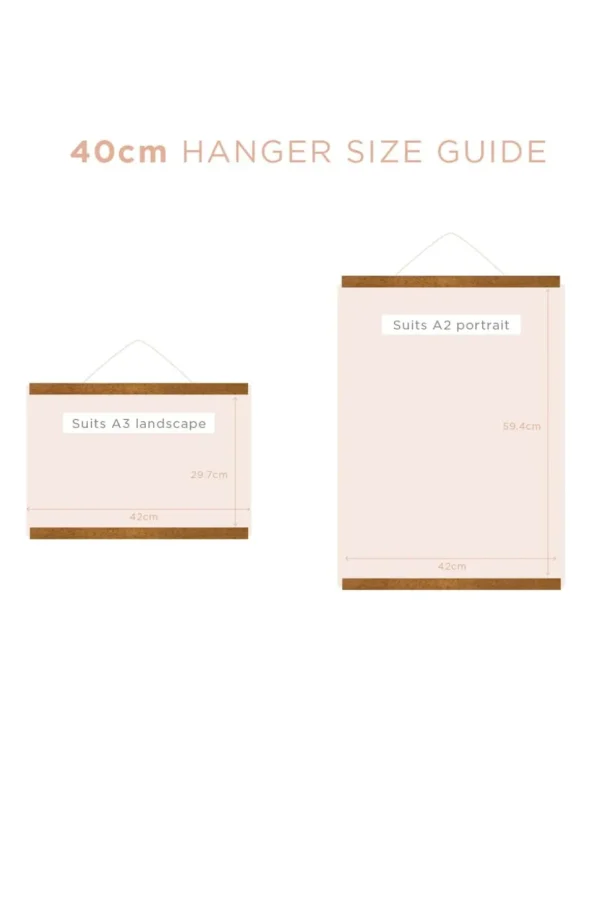 Magnetic Print Hanger 40Cm