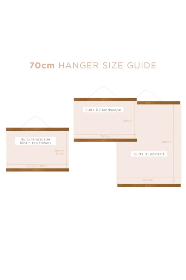 Magnetic Print Hanger 70Cm
