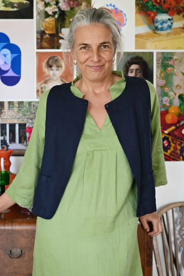 Marlo Vest In Dark Navy