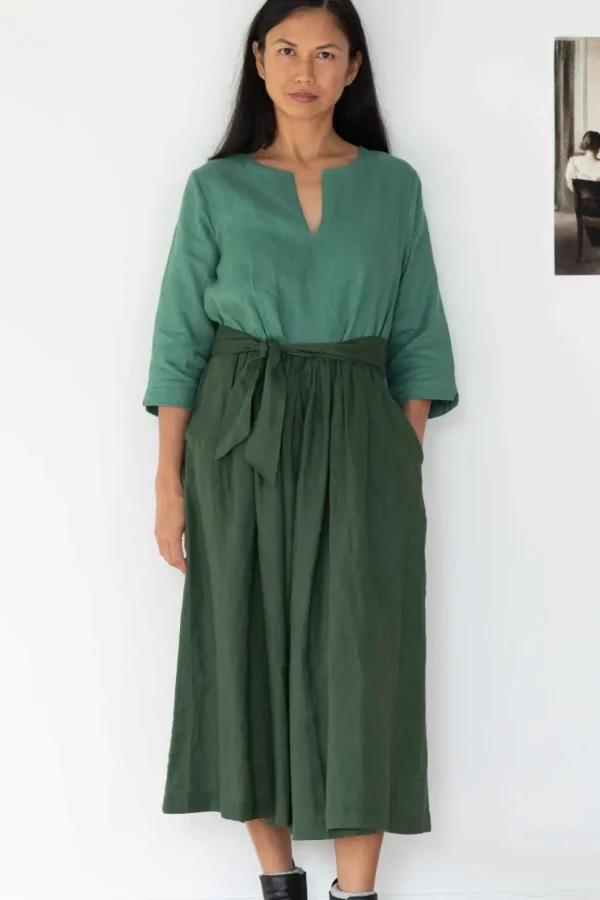 Michaela Dress Evergreen