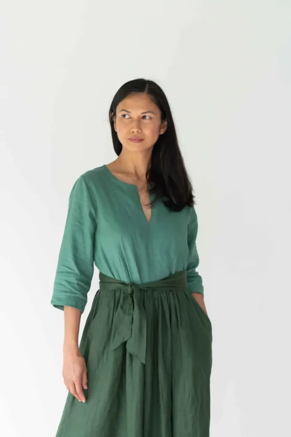 Michaela Dress Evergreen