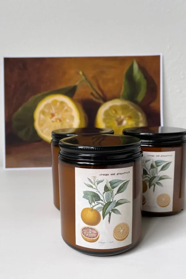 Orange And Grapefruit Candle