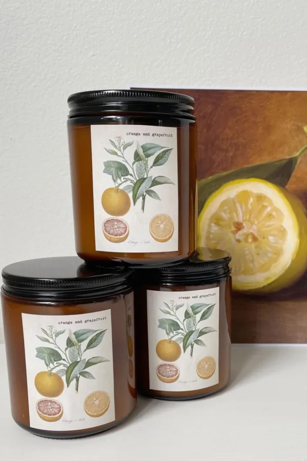 Orange And Grapefruit Candle