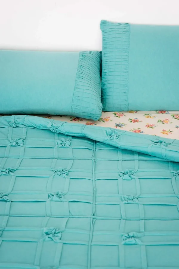 Pillowcase Set In Marine *Organic Cotton