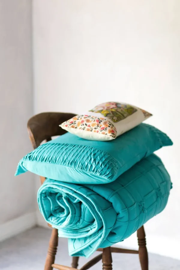 Pillowcase Set In Marine *Organic Cotton