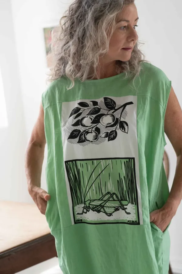 Polly Dress Greengage