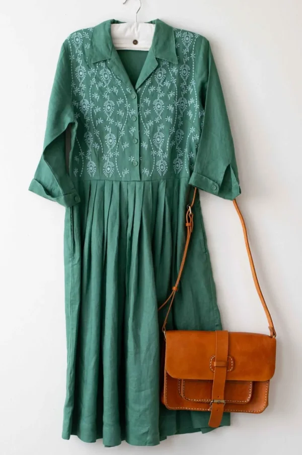 Rising Sun Leather Satchel