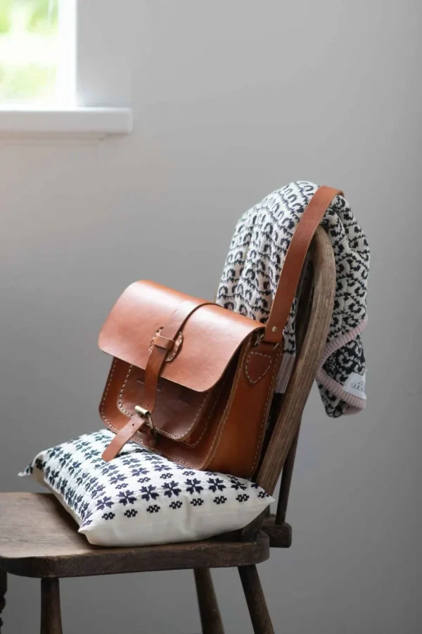 Rising Sun Leather Satchel