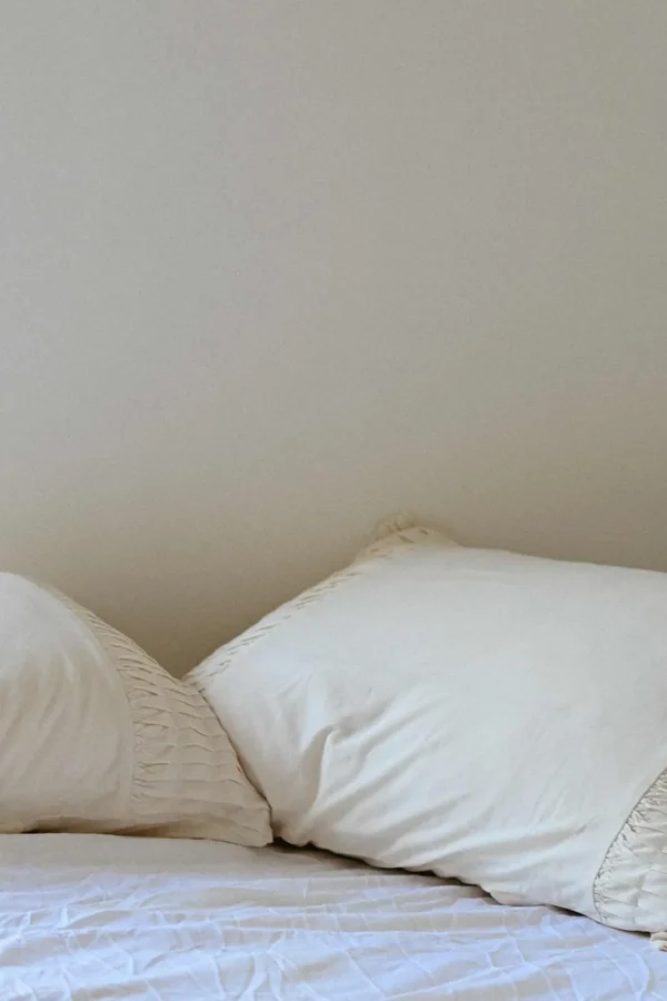 Rosette Pillowcase Set In Natural *Organic Cotton