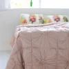 Rosette Quilt In Tuscan Pink *Organic Cotton