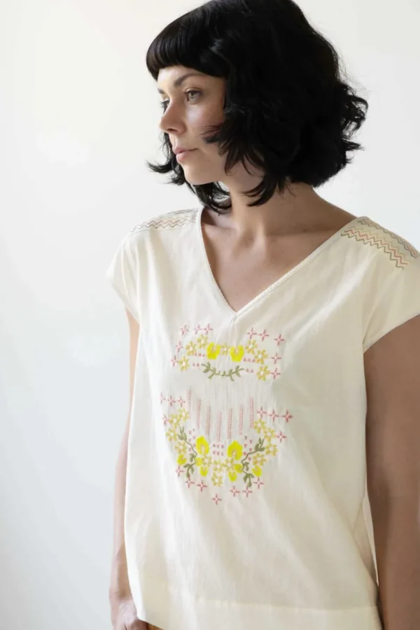 Sarah Top Creamy White