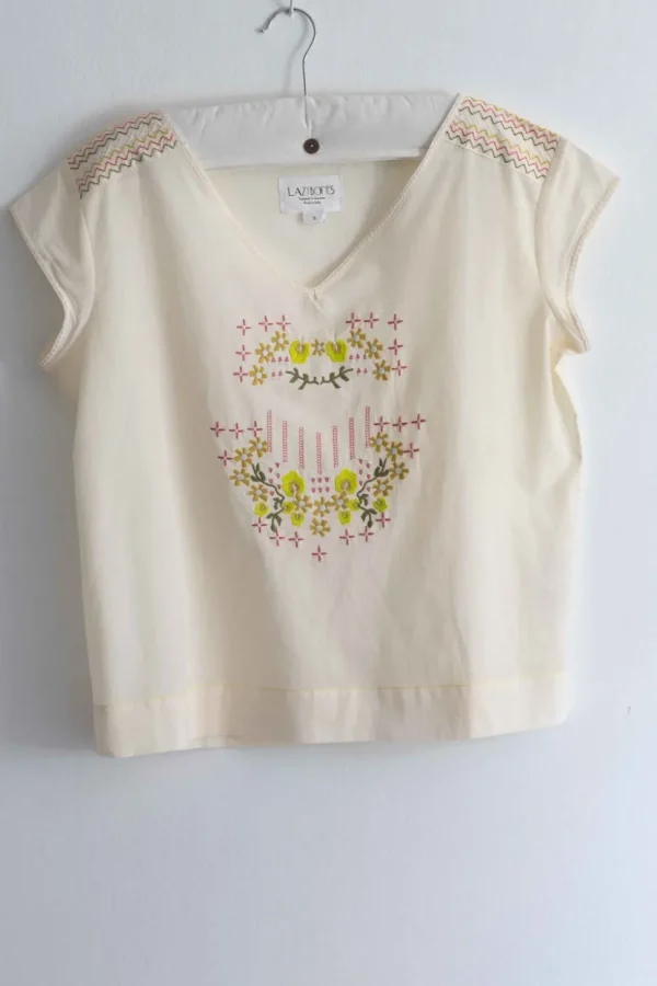 Sarah Top Creamy White