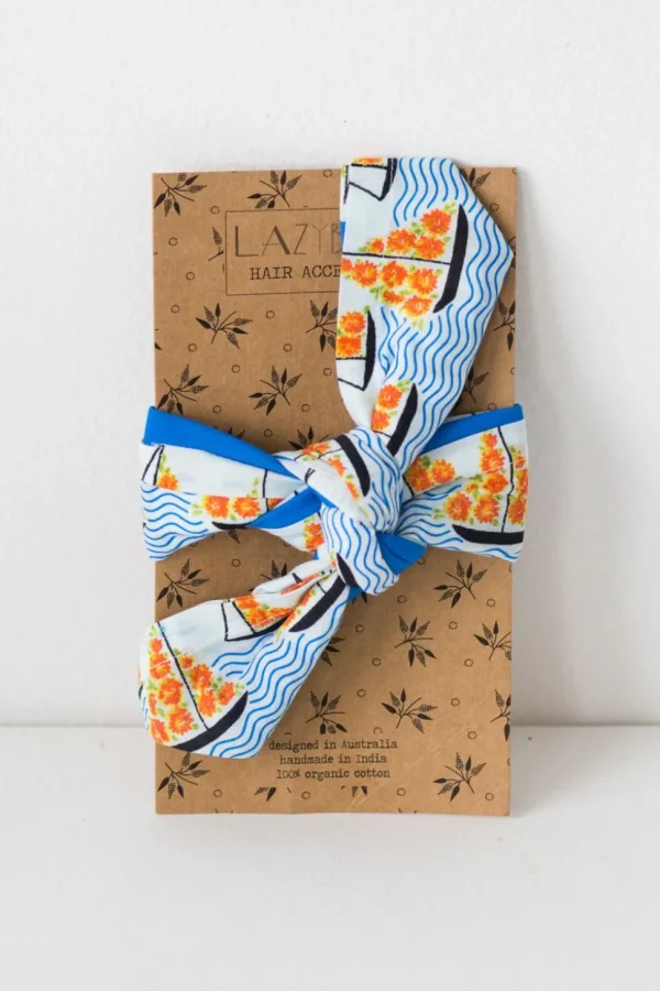 Square Scarf In Seaside *Organic Cotton