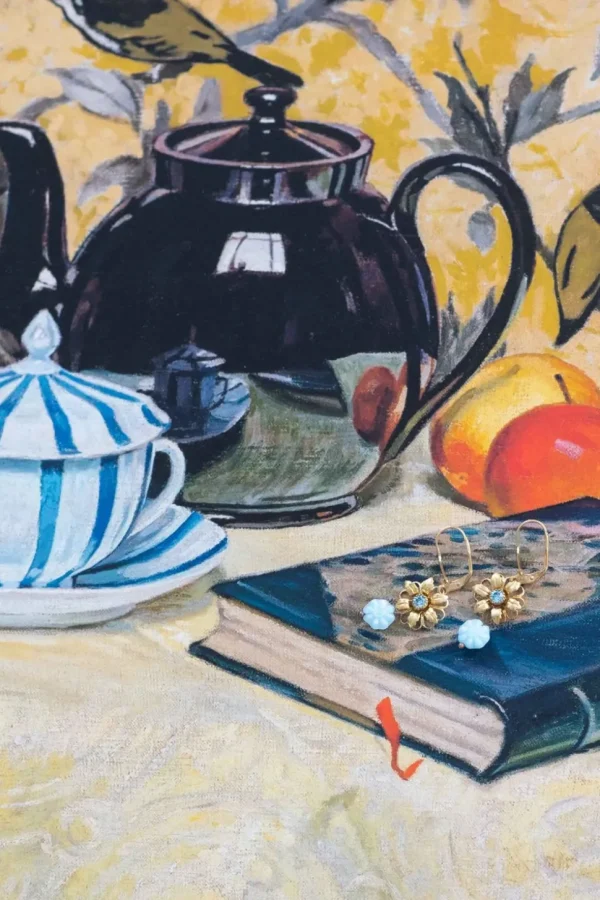 Susanna Blue Vintage Earrings