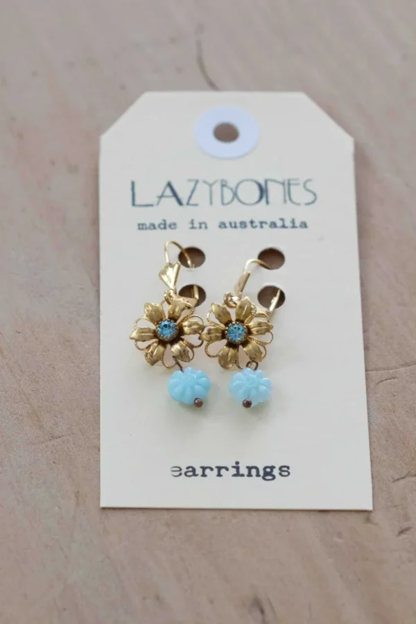 Susanna Blue Vintage Earrings