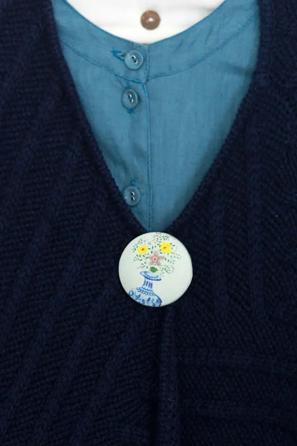 Valentine Vase Brooch