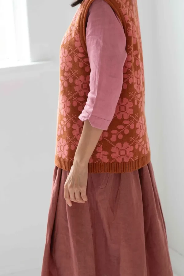 Valerie Vest Floral *Organic Cotton