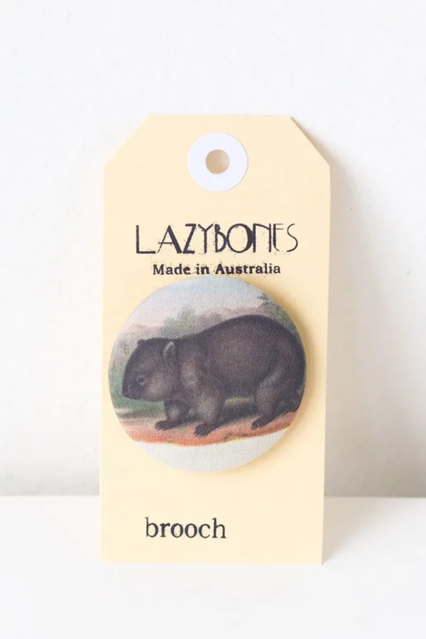 Wombat Brooch